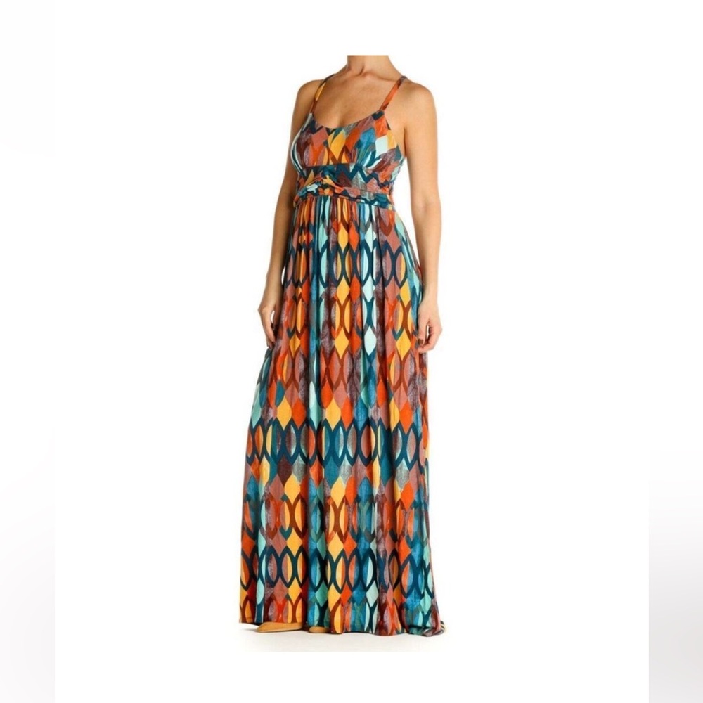 Maeve Multi colored Maxi dress